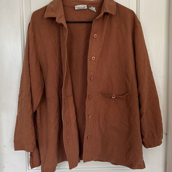 Vintage appleseeds button down - Picture 2 of 4